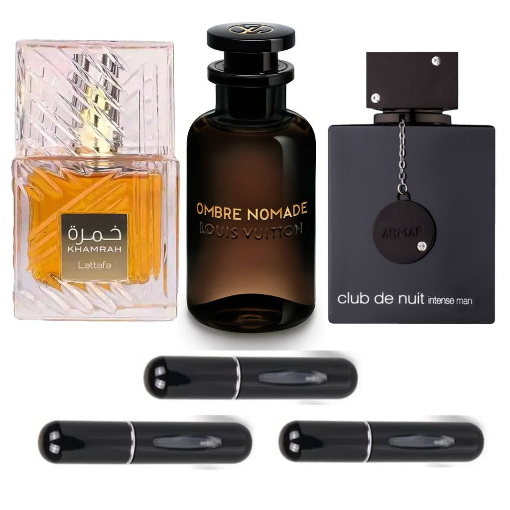 COMBO PERFUMES CLUBTHENUIT+KHAMRAH+NOMADA