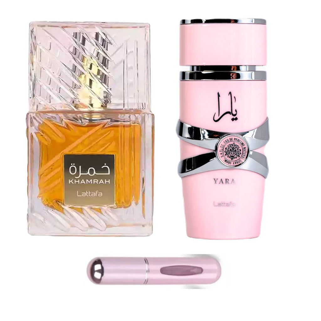 COMBO PERFUMES KIT YARA+ KHAMRAH+PERFUMERO