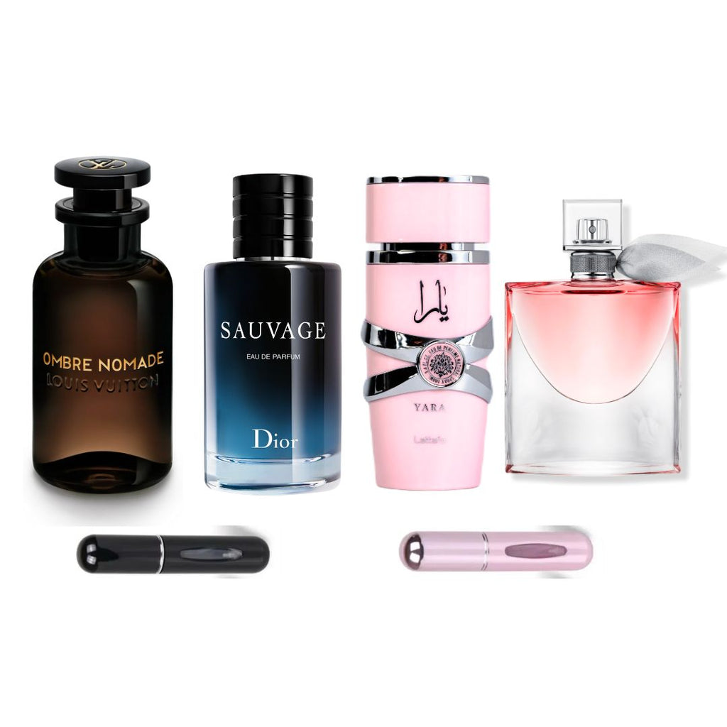 KIT PERFUMES 4 + 2 PERFUMEROS