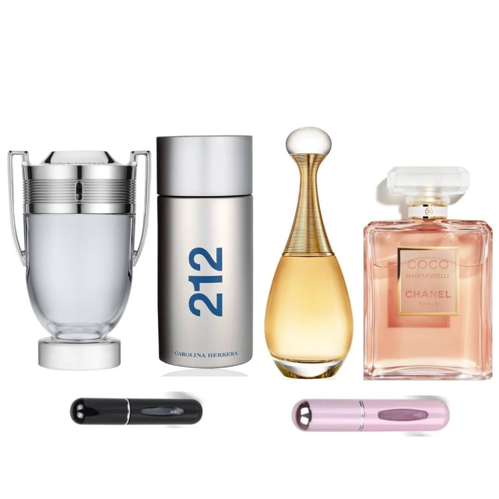 KIT PERFUMES 4 + 2 PERFUMEROS