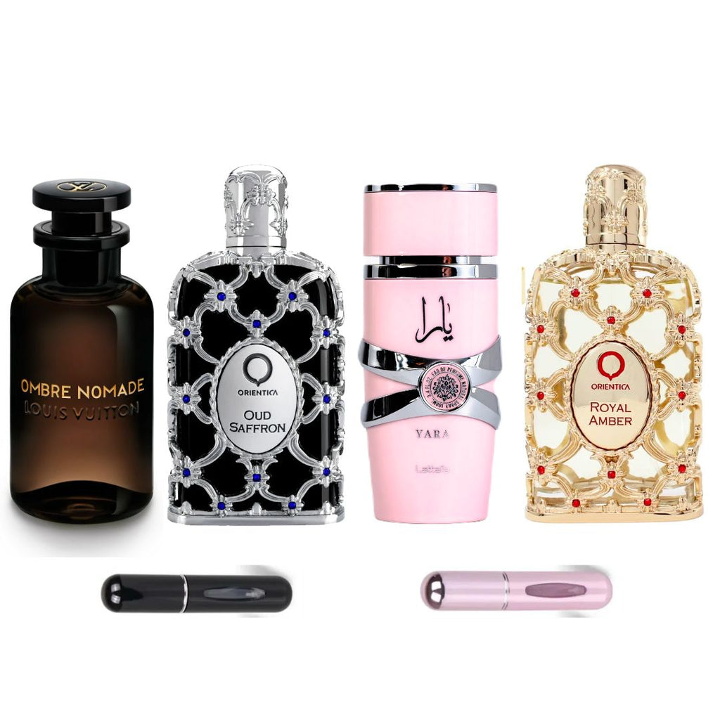 KIT PERFUMES 4 + 2 PERFUMEROS